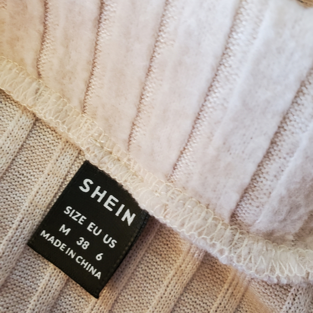SHEIN Skirt Size Medium Ribbed Flannel Pull On - Picture 4 of 6
